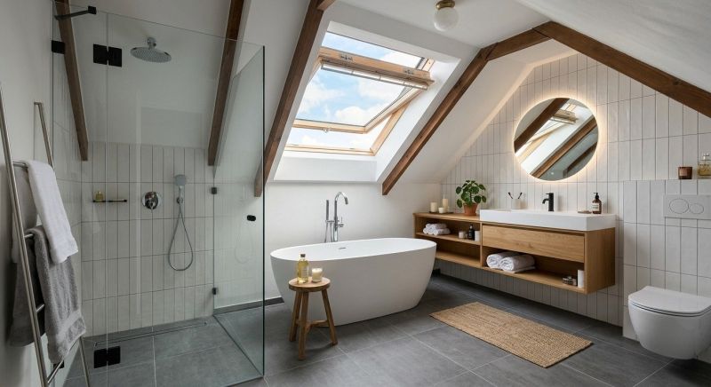 Attic Bathroom Remodeling in Cowlitz County, WA