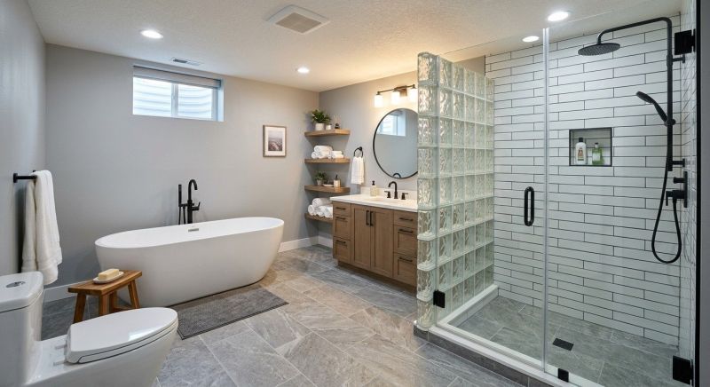 Basement Bathroom Remodeling in Cowlitz County, WA