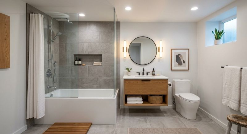 Basement Bathroom Remodeling in Cowlitz County, WA